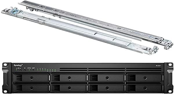 Synology Rackstation Rs1221+ Paquete De Servidor Nas Con Kit De Riel Cpu Ryzen Memoria De 32 Gb Disco Duro De 32 Tb Sistema Operativo Synology Dsm Iscsi Target Ready ASIHLAMZ484