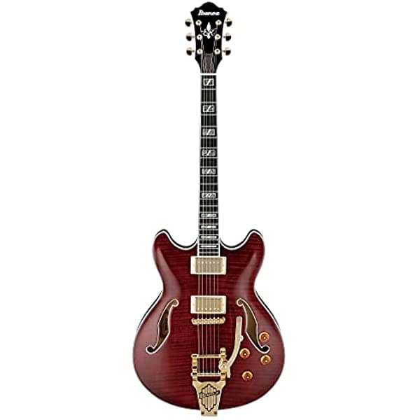 Ibanez Ekm Series Ekm10T Eric Krasno Signature Semi-Hollow Guitarra Eléctrica Vino Rojo EKM10TWRD