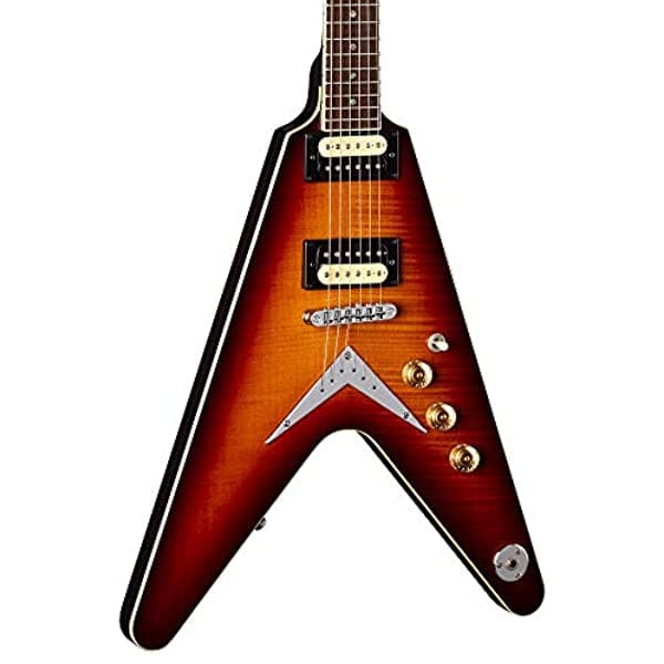 Dean Guitarras 6 Cuerdas V 79 Flame Maple Guitarra Eléctrica Trans Cherry Sunburst Derecha Fm Tcs V 79 FM TCS