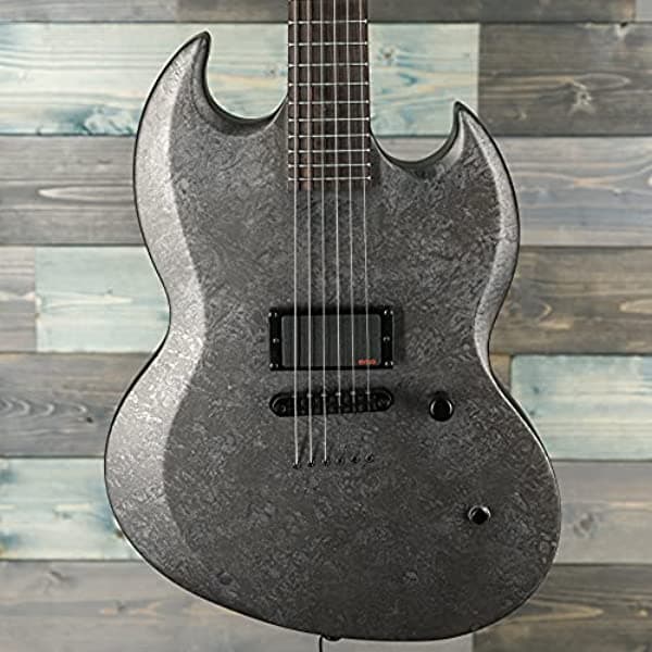 Esp Ltd Rm-600 Reba Meyers Signature Guitarra Negro Mármol Satinado - Negro Mármol Satinado LRM600BMS