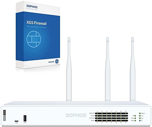 Sophos Xgs 126W Firewall De Última Generación Con Protección Xstream De 3 Años (Cable De Alimentación De Ee. Uu.) (Iy1C3Csus)