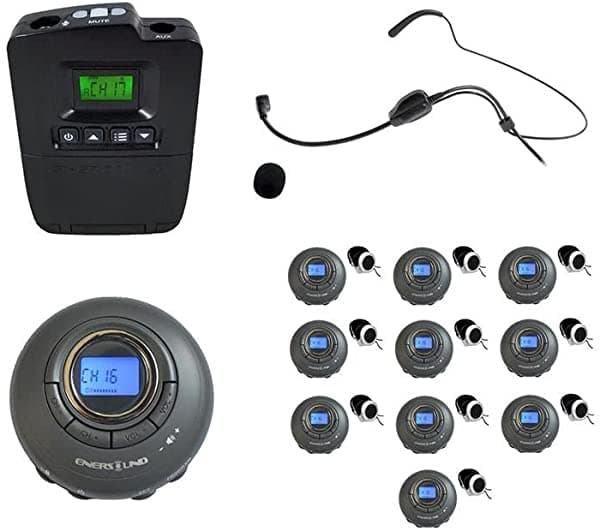 Enersound Sistema De Traducción Portátil Para 10 Personas TSC-10