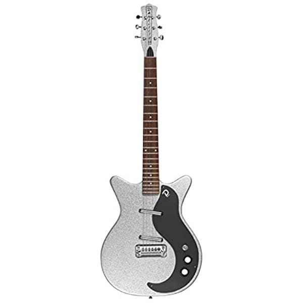 Danelectro '59M Nos+ Metalflake Guitarra Eléctrica (Plata Metalflake) DC59M-SM