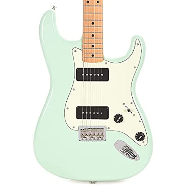 Fender Noventa Stratocaster - Guitarra Eléctrica Diapasón De Arce Verde Surf 140922357