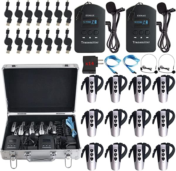 Exmax Exd-6824 - Sistema De Guía De Visitas Inalámbricas Para El Museo De Traducción Simultánea