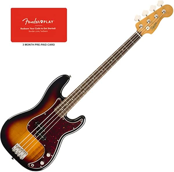 Squier 0374510500 Classic Vibe '60s Precision Bass Diapasón 3-Color S