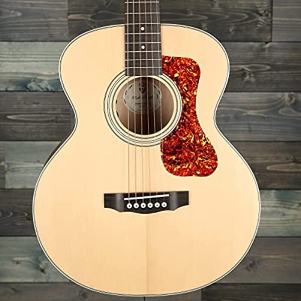 Guild Guitarras Jumbo Jr Flame Guitarra Acústica Rubio Antiguo Archback Solid Top Westerly Collection 383-4604-904