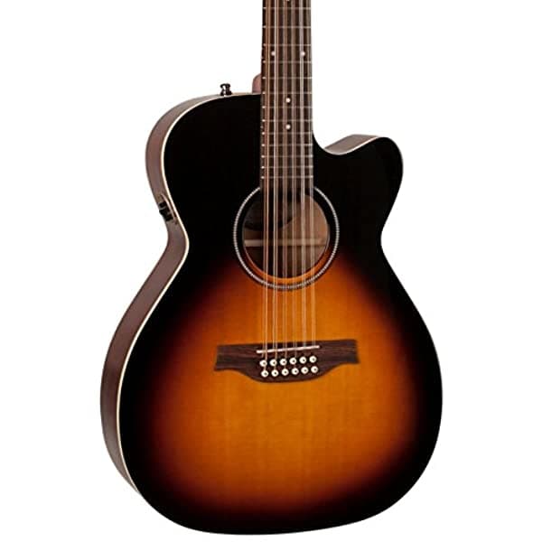 Artist Unknown Seagull S12 Abeto Sunburst Cutaway - Guitarra Acústica Y Eléctrica Rayo De Sol 42296