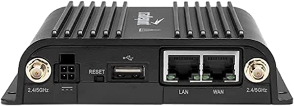 Router Cradlepoint Ibr900 Con Wifi (Módem De 1200Mbps Sin Fuente De Alimentación De Ca O Antenas Con Netcloud Essentials De 1 Año Para Routers Móviles (Prime) Con Soporte T-Mobile Verizon Y At&T Solamente