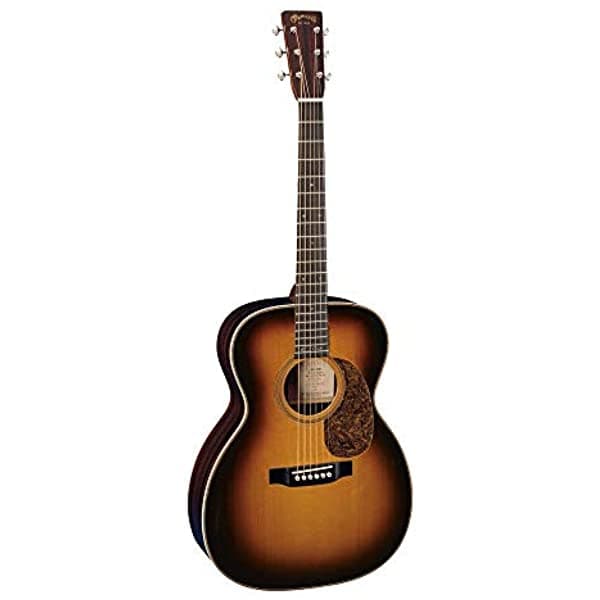 Martin 000-28EC Guitarra Acústica Sunburst con Estuche Rígido Construcción de Abeto y Palisandro Acabado Brillante Traste 000-14 y Perfil de Mástil en V Modificado 10OOO28EC35SUN