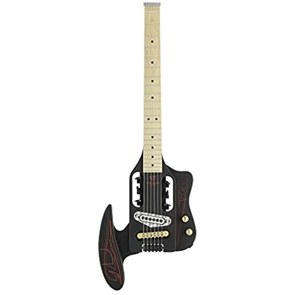Traveler Guitar 6 Cuerdas Guitarra Eléctrica de Cuerpo Sólido para Diestros Negro Rata (SPS RB)
