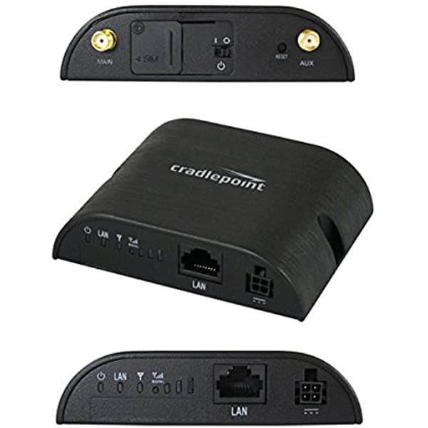 Cradlepoint Ibr350L-Vz 4 G Lte (Usa) Sólo Cellular Router Verizon Certified