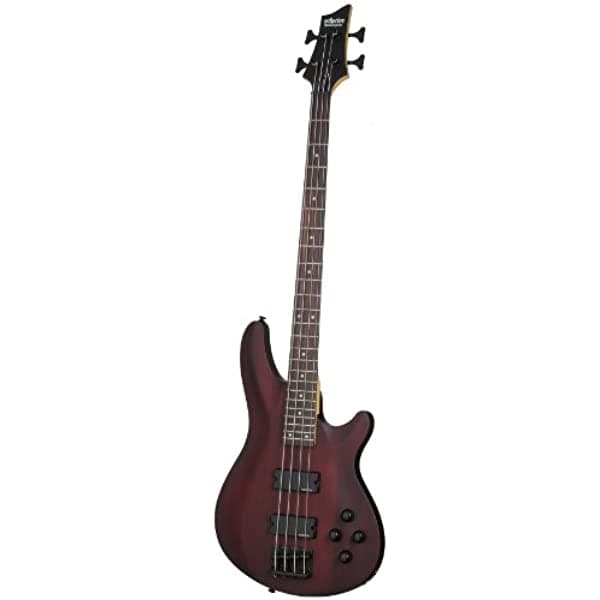 Schecter Omen-4 - Bajo Eléctrico (4 Cuerdas Color Nogal Satinado) Omen-4/Wanut Satin (WSN)