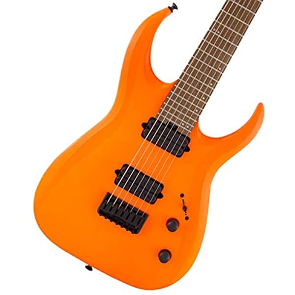 Jackson Pro Series Signature Misha Mansoor Juggernaut Ht7 7 Cuerdas Guitarra Eléctrica (Naranja Neón) 2914007580