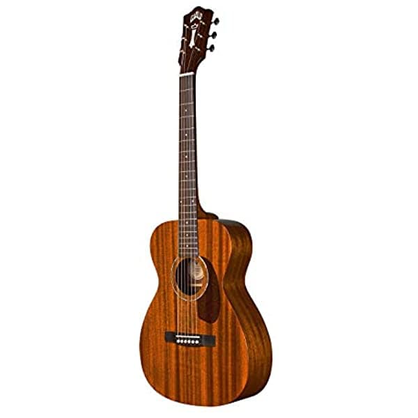 Guild M-120 Guitarra Acústica en Natural, Todas las Maderas Sólidas, Westerly Collection, con Funda Acolchada Premium 384-1200-721