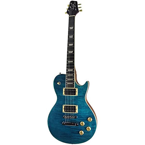 Sawtooth Heritage 60 Series Flame Maple Top Guitarra Eléctrica Cali Blue Flame ST-H60S-CBFL