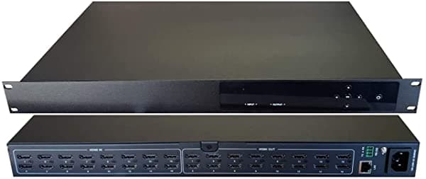 Conmutador De Matriz Hdmi 16X16 18 Gbps 4K Hdr Dolby Vision Hdcp2.2 Hdtv Enrutamiento Entradas Selector Spdif Control De Audio 4 Savant Home Automation BYJ0120-C-75