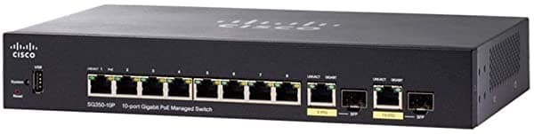 Cisco Systems Sg350 - 10P-K9-Na Sg350 - 10P 10-Port Managed Switch Poe Gigabit