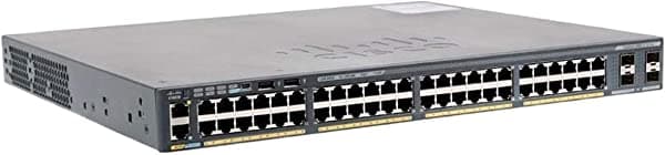 Cisco Catalyst 2960-X Series 48 Puerto Ethernet Switch Con 740 Vatios Poe Ws-C2960X-48Fps-L Negro