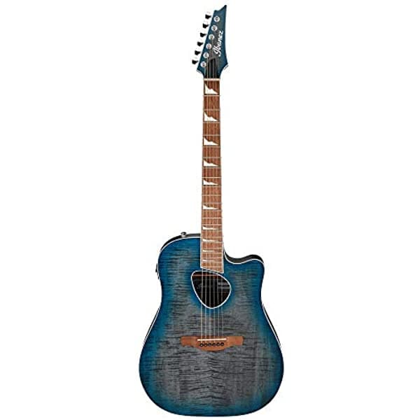 Ibanez Altstar Alt30Fm Guitarra Electroacústica - Blue Doom Burst High Gloss ALT30FMBDB
