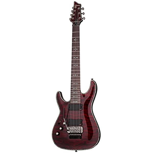 Schecter Hellraiser C-7 Fr 7 Cuerdas Guitarra Eléctrica (Cereza Zurdo) Hellraiser C-7 FR LH/Black Cherry (BCH)