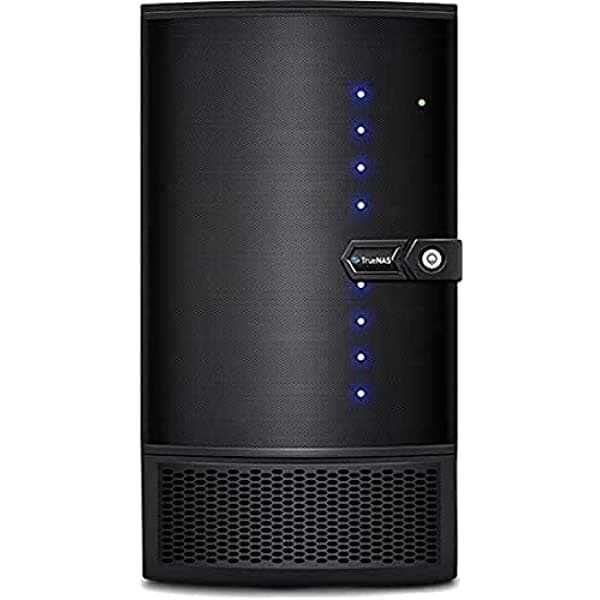 iXsystems Truenas Mini Xl+ Compact Zfs Servidor De Almacenamiento Con 8 + 1 Bahías De Unidad 32 Gb De Ram Cpu De Ocho Núcleos Red Dual De 10 Gigabit (Sin Discos)