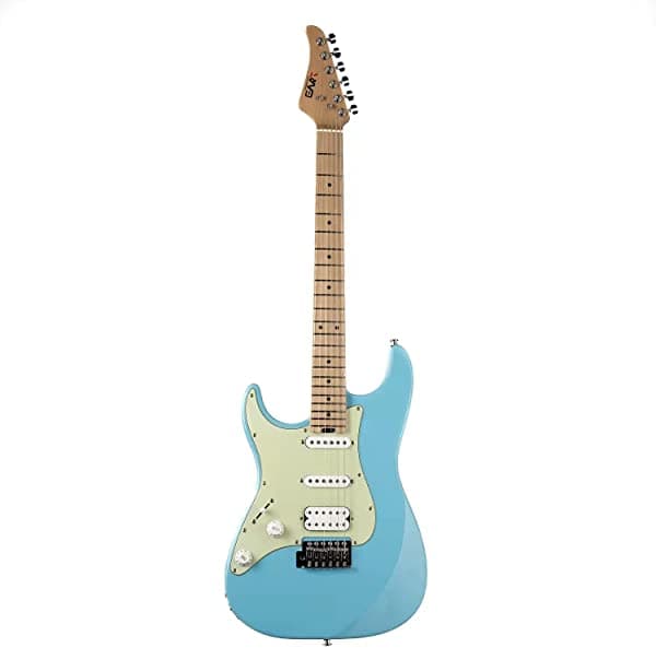 Guitarra Eléctrica Eart De 6 Cuerdas De Cuerpo Sólido 22 Trastes Pastilla Individual Y Doble Cambio De Estilo Musical Tono Claro Para Satisfacer Diversas Necesidades