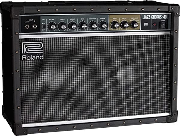Roland JC-40 Jazz Chorus Amplificador de Guitarra 40W con Dos Parlantes de 10 Pulgadas
