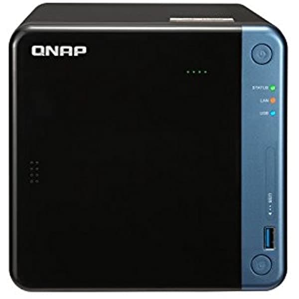 Qnap Ts-453Be-4G-Us (Versión De 4 Gb De Ram) Nas Profesional De 4 Bahías. Cpu Intel Celeron Apollo Lake J3455 De Cuatro Núcleos Con Cifrado De Hardware