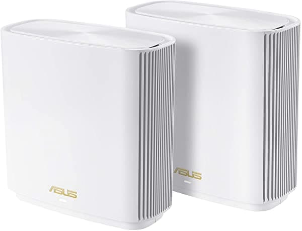 Asus Zenwifi Ax6600 Tri-Band Mesh Wifi 6 Sistema (Xt8 2Pk) - Cobertura Para Todo El Hogar De Hasta 5500 Pies Cuadrados Y Más De 6 Habitaciones Aimesh Seguridad De Internet Incluida De Por Vida Fácil Instalación 3 Ssid Control Parental Blanco ZenWiFi AX 2PK White