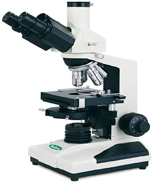 Vanguard 1232Cm Brightfield Microscopio Clínico De Contraste De Fase Con Cabeza Trinocular Iluminación Halógena 10X 20X 40X Aumento De 100X Ángulo De Visión De 360 Grados Tipo De Fase Acromática