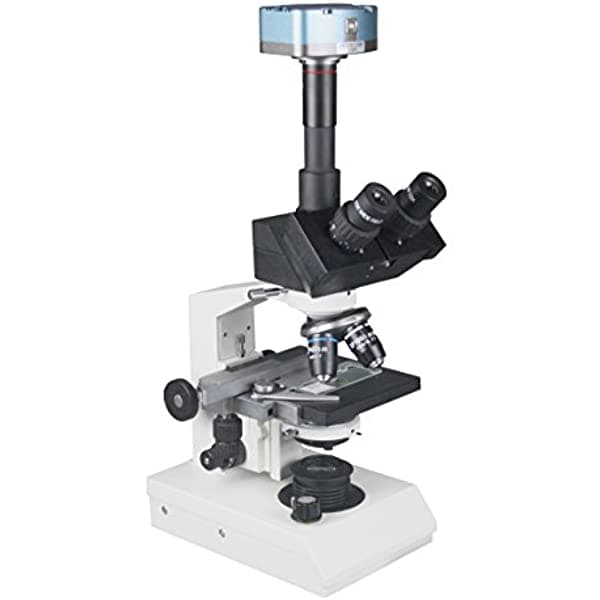Radical 2500X Trinocular Doc Veterinario Zoología Led Microscopio W 3Mp Cámara Pc Radical_673
