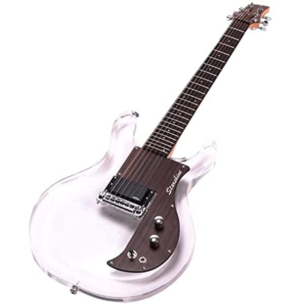 Naughty Boy Starshine - Guitarra Eléctrica Estilo Dan Acrílico Palisandro Golpeador (Guitarra)
