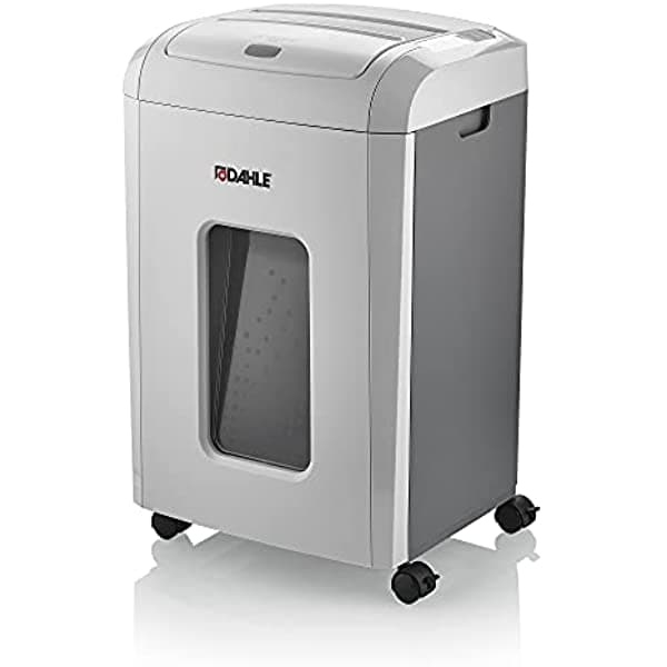 Dahle Shredmatic Sm 150 - Trituradora De Papel De Alimentación Automática Contenedor De 150 Hojas Sin Aceite Protección De Atascos Nivel De Seguridad P-4 1-3 Usuarios 220 Voltios