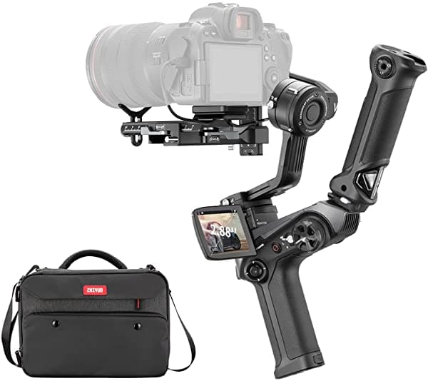 Zhiyun Weebill 2 Combo Estabilizador Gimbal de 3 Ejes Portatil con Bolsa de Transporte y Agarradera para Camaras Reflex Digitales y Sin Espejo Estabilizador de Video Profesional Compatible con Sony Nikon Canon Panasonic Lumix Zhiyun Weebill 2 Combo Stabilizer