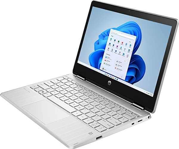 Hp - Portátil Pavilion X360 2 En 1 Con Pantalla Táctil De 116 Pulgadas - Intel Pentium Silver - Memoria De 4 Gb - Ssd De 128 Gb - Natural Silver 11-1199 Pulgadas 11m-ap0023dx