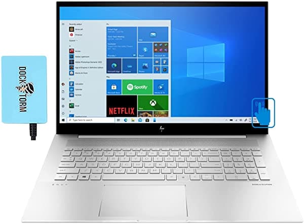 Hp Envy 17T-Ch 11Th Fhd Home Entertainment Laptop (11ª Generación Intel I7 4-Core 32Gb Ram 1Tb Pcie Ssd Intel Iris Xe 17.3" Touch Full Hd (1920X1080) Huella Digital Win 11 Home) Con Hub