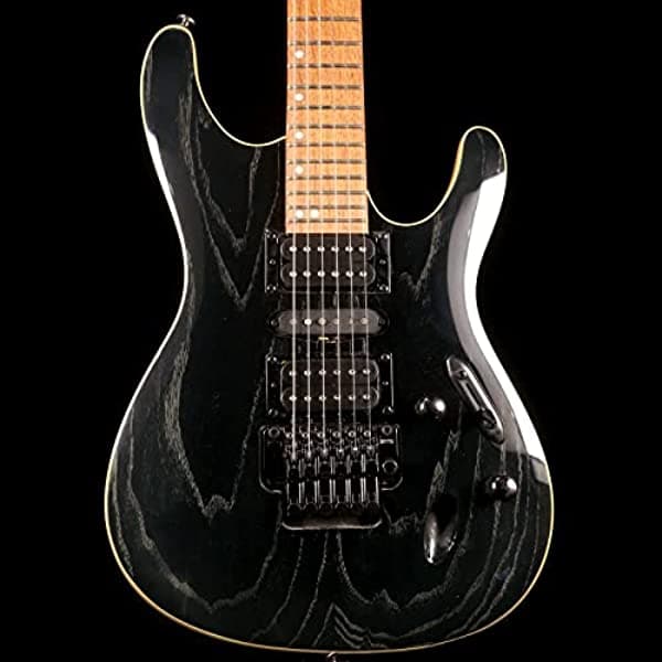 Ibanez S Standard S570AHSWK Guitarra Eléctrica de 6 Cuerdas - Negro Oleaje Plateado