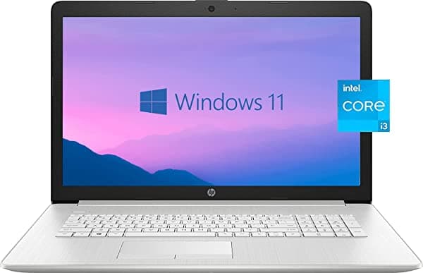 Hp Laptop Hd+ De 17.3 Pulgadas 11º Intel Core I3-1115G4 8 Gb De Ram Ssd De 256 Gb Lector De Tarjetas Hdmi Cámara Web Wi-Fi Bluetooth Windows 11 Home Plata Natural Con Jawfoal