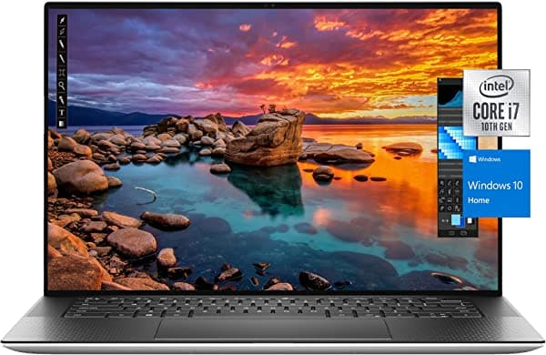 Portátil Dell Xps 15 9500 Elite Pantalla Fhd+ De 15.6 Pulgadas Pantalla De 500 Nits Intel Core I7-10750H Gtx 1650Ti 64 Gb De Ram Ssd De 1 Tb Cámara Web Teclado Retroiluminado Lector De Huellas Dactilares Wifi 6 Thunderbolt Win 10 Home