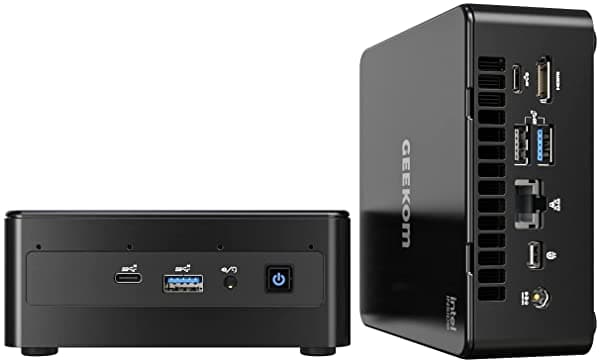 Mini Pc Geekom Mini It8 Mini Computadora 16 Gb Ram 512 Gb Pcie Ssd Windows 11 Pro Mini Escritorio Con Procesador Intel Core I5/Ddr4 De Doble Canal/Hdmi2.0 4K Uhd/Dual Wifi/Vesa Para Trabajo/Estudio/Hogar/Oficina GM08i5TS