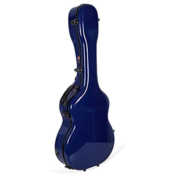 Crossrock Funda De Fibra De Vidrio Para Guitarra Clásica Tamaño Completo 4/4 Azul Marino (Crf2020Cnvbl) CRF2020GANVBL