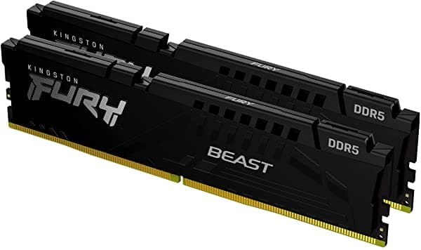 Kingston Technology Fury Beast Kf556C40Bbk2-64 - Memoria De Computadora Lista Para Computadora (64 Gb 5600Mt/S Ddr5 Cl40 Xmp 3.0) Color Negro