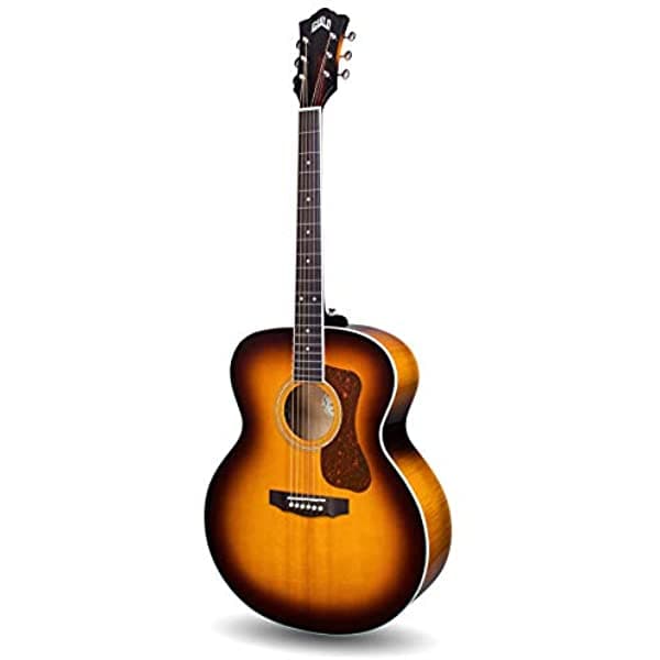 Guild Guitarras F-250E Deluxe Maple Atb - Guitarra Acústicas Con Diseño De Arco Jumbo Antiguo De Lujo Colección Westerly 383-3604-937
