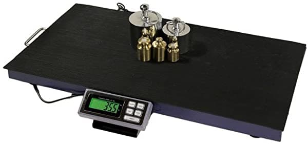 Amston Scales 400 Lb X 0.1 Lb 38 X 20 Pulgadas Plataforma Digital Heavy Duty Acero Soldado Balanza De Envío ASLCVS SHIP 400