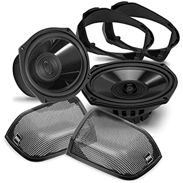 Boss Audio Systems Bhd14 Harley Davidson 6 X 9 Pulgadas Alforja Kit De Altavoz - Compatible Con Selectas Motos Road Glide Y Street Glide 2014 300 Vatios De Potencia Por Par Rango Completo 2 Vías Se Vende En Pares