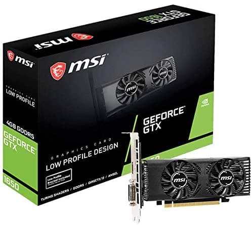 Msi Tarjeta De Video Nvidia Geforce Gtx 1650 4Gt Lp 4Gb Gddr5 Hdmi/Dl-Dvi-D Pci-Express G16504TP