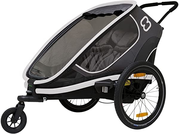 Hamax Outback - Remolque Reclinable De Dos Asientos Para Bicicleta Infantil Y Cochecito (Se Vende Por Separado)