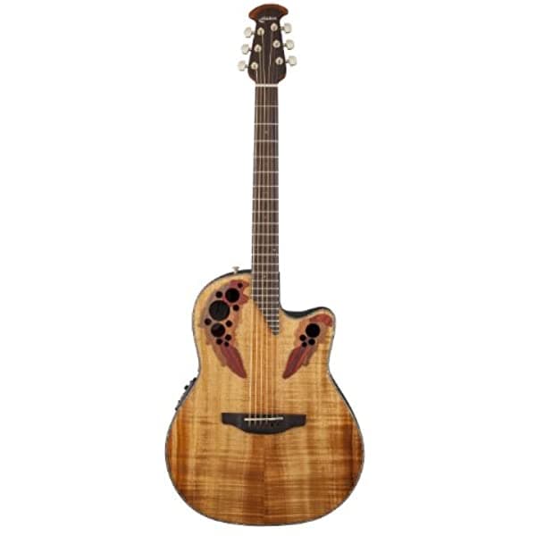 Ovation CE44P-FKOA - Guitarra electroacústica Koa figurada