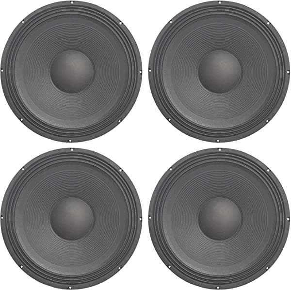 4 Altavoces Harmony Ha-P18Ws16 De Repuesto Sin Procesar 18 Pro Pa De 1200 W Subbocina De 16 Ohmios HA-P18WS16x4